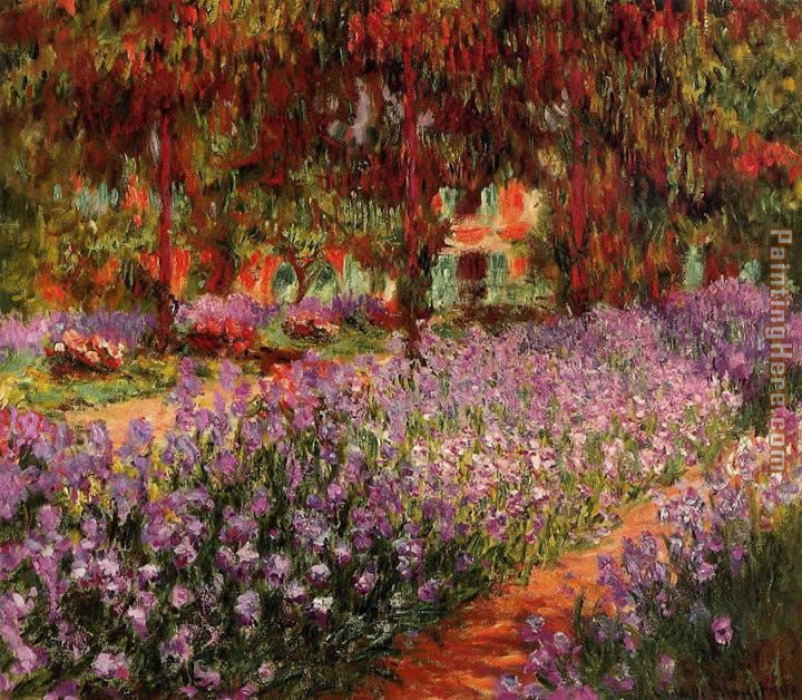 The Garden painting - Claude Monet The Garden art painting